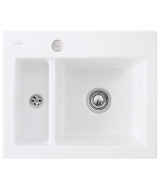 Мийка для кухні Villeroy & Boch Subway 60 XM 62х51 см кераміка stone white 678002RW