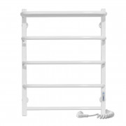 Електричний полотенцесушитель Laris ЗЕБРА СТАНДАРТ ЧК5 500Х660 Е (підключення праворуч) білий 77700076