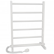 Электрический полотенцесушитель Laris ЗЕБРА ФЕЛИЧИЯ ЧК6 500Х700 Э (подключение универсальное) белый 77700077