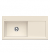 Мойка для кухни Villeroy & Boch Subway 60 XL Flat 96,5х47,5 см чаша слева керамика ivory 67181FFU