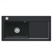 Мойка для кухни Villeroy & Boch Subway 60 XL Flat 96,5х47,5 см чаша слева керамика ebony 67182FS5