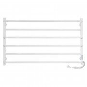 Електричний полотенцесушитель Laris ЗЕБРА ПРАКТИК ЧК6 1000 х 600 Е (підключення праворуч) білий 77700083