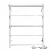 Электрический полотенцесушитель Laris ЗЕБРА СТАНДАРТ ЧК5 500Х660 Э (подключение справа) белый 77700076