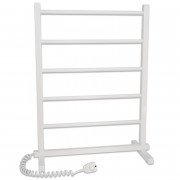 Електричний полотенцесушитель Laris ЗЕБРА Феліче ЧК6 500х700 Е (підключення універсальне) білий 77700077