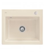 Мойка для кухни Villeroy & Boch Subway 60 S Flat 56,5х47,5 см керамика ivory 33092FFU