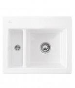 Мойка для кухни Villeroy & Boch Subway 60 XM Flat 58,5х47,5 см керамика white alpin 67801FR1