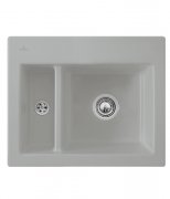 Мойка для кухни Villeroy & Boch Subway 60 XM Flat 58,5х47,5 см керамика fossil 67801FKD