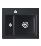 Мийка для кухні Villeroy & Boch Subway 60 XM Flat 58,5х47,5 см кераміка graphite 67802Fi4