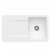 Мийка для кухні Villeroy & Boch Siluet 50 Flat 88х49 см кераміка stone white 33351FRW