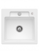 Мийка для кухні Villeroy & Boch Siluet 50 S Flat 49х49 см кераміка stone white 33452FRW