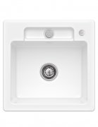Мойка для кухни Villeroy & Boch Siluet 50 S Flat 49х49 см керамика snow white 33452FKG