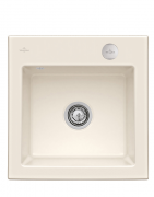 Мийка для кухні Villeroy & Boch Subway 50 S Flat 49х47,5 см кераміка crema 33152FKR