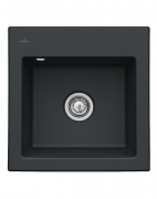 Мийка для кухні Villeroy & Boch Subway 50 S Flat 49х47,5 см кераміка ebony 33151FS5