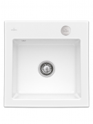 Мийка для кухні Villeroy & Boch Subway 50 S Flat 49х47,5 см кераміка white alpin 33152FR1