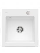 Мийка для кухні Villeroy & Boch Subway 50 S Flat 49х47,5 см кераміка stone white 33152FRW