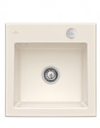 Мойка для кухни Villeroy & Boch Subway 50 S Flat 49х47,5 см керамика crema 33152FKR