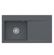 Мийка для кухні Villeroy & Boch Subway Style 50 Flat 88х49 см чаша зліва кераміка graphite 33521Fi4
