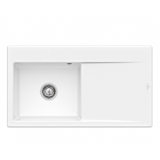 Мийка для кухні Villeroy & Boch Subway Style 50 Flat 88х49 см чаша зліва кераміка snow white 33522FKG