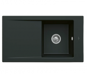 Мийка для кухні Villeroy & Boch Timeline 50 Flat 86,5х47,5 см кераміка ebony 33071FS5