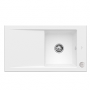 Мийка для кухні Villeroy & Boch Timeline 50 Flat 86,5х47,5 см кераміка stone white 33072FRW