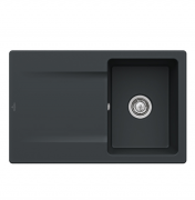 Мийка для кухні Villeroy & Boch Siluet 45 Flat 78х49 см кераміка ebony 33341FS5