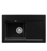 Мойка для кухни Villeroy & Boch Subway 45 Flat 74,5х47,5 см чаша слева керамика chromit 67721FJ0