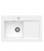 Мойка для кухни Villeroy & Boch Subway 45 Flat 74,5х47,5 см чаша слева керамика white alpin 67722FR1