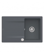 Мийка для кухні Villeroy & Boch Siluet 45 Flat 78х49 см кераміка graphite 33342Fi4