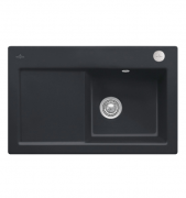 Мийка для кухні Villeroy & Boch Subway 45 Flat 74,5х47,5 см чаша справа кераміка ebony 67142FS5