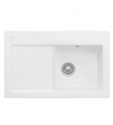 Мийка для кухні Villeroy & Boch Subway 45 Flat 74,5х47,5 см чаша зліва кераміка stone white 67721FRW