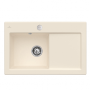 Мийка для кухні Villeroy & Boch Subway 45 Flat 74,5х47,5 см чаша зліва кераміка ivory 67722FFU