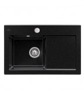 Мийка для кухні Villeroy & Boch Subway 45 Flat 74,5х47,5 см чаша зліва кераміка chromit 67722FJ0