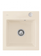 Мийка для кухні Villeroy & Boch Subway 45 XS Flat 44х47,5 см кераміка crema 67812FKR