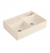 Мойка для кухни Villeroy & Boch Double-bowl sink двойная 89,5х63 см керамика ivory 632391FU