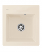 Мийка для кухні Villeroy & Boch Subway 45 XS Flat 44х47,5 см кераміка crema 67811FKR