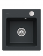 Мийка для кухні Villeroy & Boch Subway 45 XS Flat 44х47,5 см кераміка ebony 67812FS5