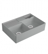 Мойка для кухни Villeroy & Boch Double-bowl sink двойная 89,5х63 см керамика stone 632392SL