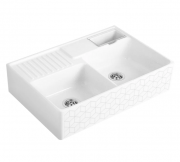 Мийка для кухні Villeroy & Boch Double-bowl sink подвійна 89,5х63 см кераміка mosaic 632391M1