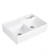 Мойка для кухни Villeroy & Boch Double-bowl sink двойная 89,5х63 см керамика stone white 632392RW