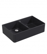 Мойка для кухни Villeroy & Boch Farmhouse 90 X двойная 90х55 см керамика ebony 639001S5