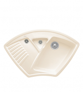Мойка для кухни Villeroy & Boch Arena Corner 97,5х62,5 см керамика crema 672901KR