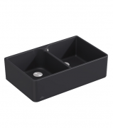 Мийка для кухні Villeroy & Boch Farmhouse 80 X подвійна 79,5х50 см кераміка ebony 638001S5