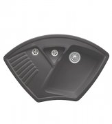 Мойка для кухни Villeroy & Boch Arena Corner 97,5х62,5 см керамика graphite 672901i4