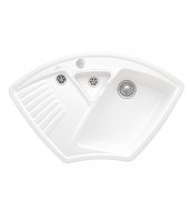 Мийка для кухні Villeroy & Boch Arena Corner 97,5х62,5 см кераміка snow white 672902KG