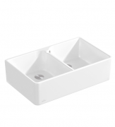Мойка для кухни Villeroy & Boch Farmhouse 80 X двойная 79,5х50 см керамика white alpin 638001R1