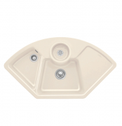 Мойка для кухни Villeroy & Boch Solo Corner 107,5х60 см керамика crema 670801KR
