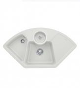 Мийка для кухні Villeroy & Boch Solo Corner 107,5х60 см кераміка steam 670801SM
