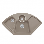 Мийка для кухні Villeroy & Boch Solo Corner 107,5х60 см кераміка timber 670801TR