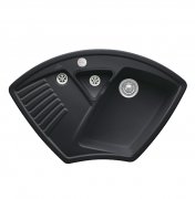 Мийка для кухні Villeroy & Boch Arena Corner 97,5х62,5 см кераміка ebony 672902S5