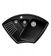 Мийка для кухні Villeroy & Boch Arena Corner 97,5х62,5 см кераміка chromit 672902J0